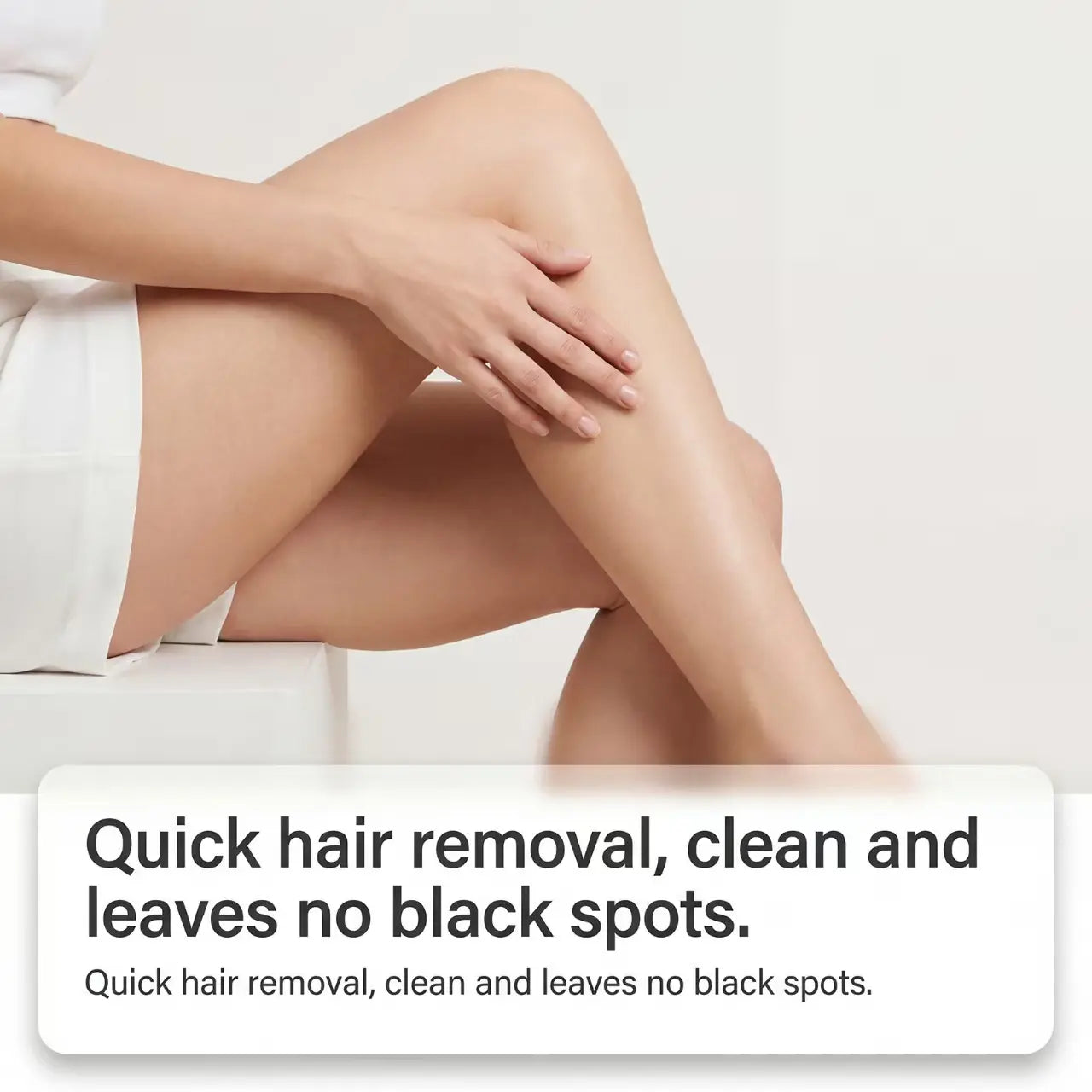 Hair Removal Mousse for Sensitive Skin, Aloe & Hyaluronic Acid Formula, Gentle Hair Removal Cream for Arms, Leg
