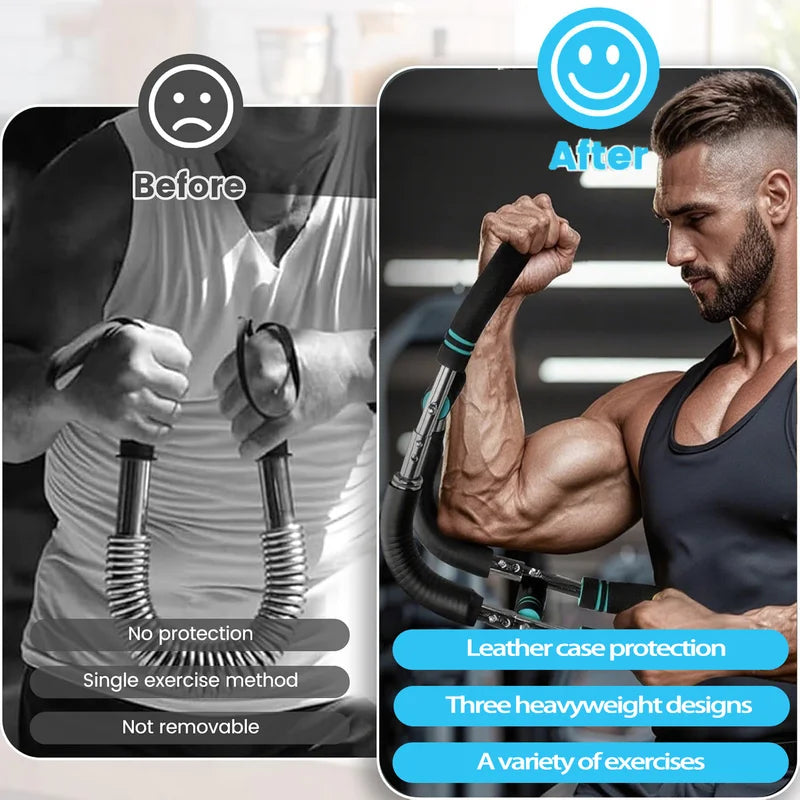 Twister Arm Trainer,Adjustable Chest Workout Equipment,Twister Arm Exerciser for Men,Grip Strength Trainer,Portable Fitness Equipment for Home