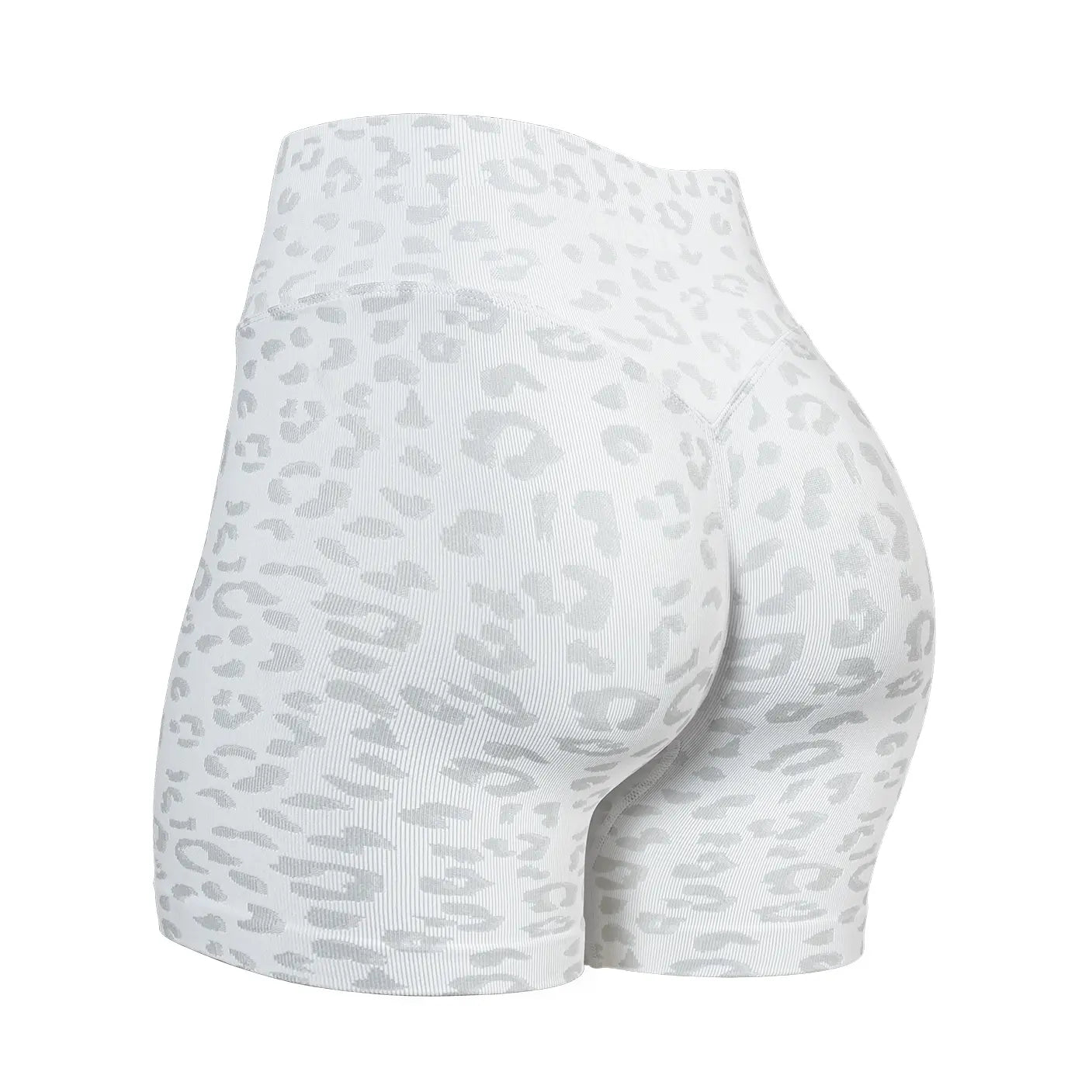 AUROLA Leopard Workout Shorts for Women,Gym Shorts Scrunch Butt Seamless Athletic Shorts Summervibes
