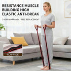No More Stiff Shoulders! Yoga Resistance Bands - Yoga Number Bands - Latex Resistance Bands for Back Stretching - Essential for Yoga/Pilates/Workout - Suitable for Beginners to Professionals | Top Choice Fitness Gift Women'S Sports