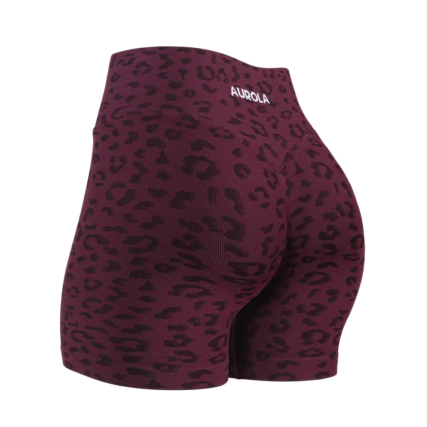 AUROLA Leopard Workout Shorts for Women,Gym Shorts Scrunch Butt Seamless Athletic Shorts Summervibes