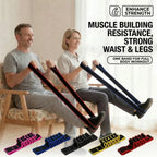 No More Stiff Shoulders! Yoga Resistance Bands - Yoga Number Bands - Latex Resistance Bands for Back Stretching - Essential for Yoga/Pilates/Workout - Suitable for Beginners to Professionals | Top Choice Fitness Gift Women'S Sports