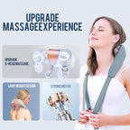 25W Neck and Shoulder Massager Wireless Shoulder and Back Kneading Massage Shawl Trapezius Neck Cervical Masajeador