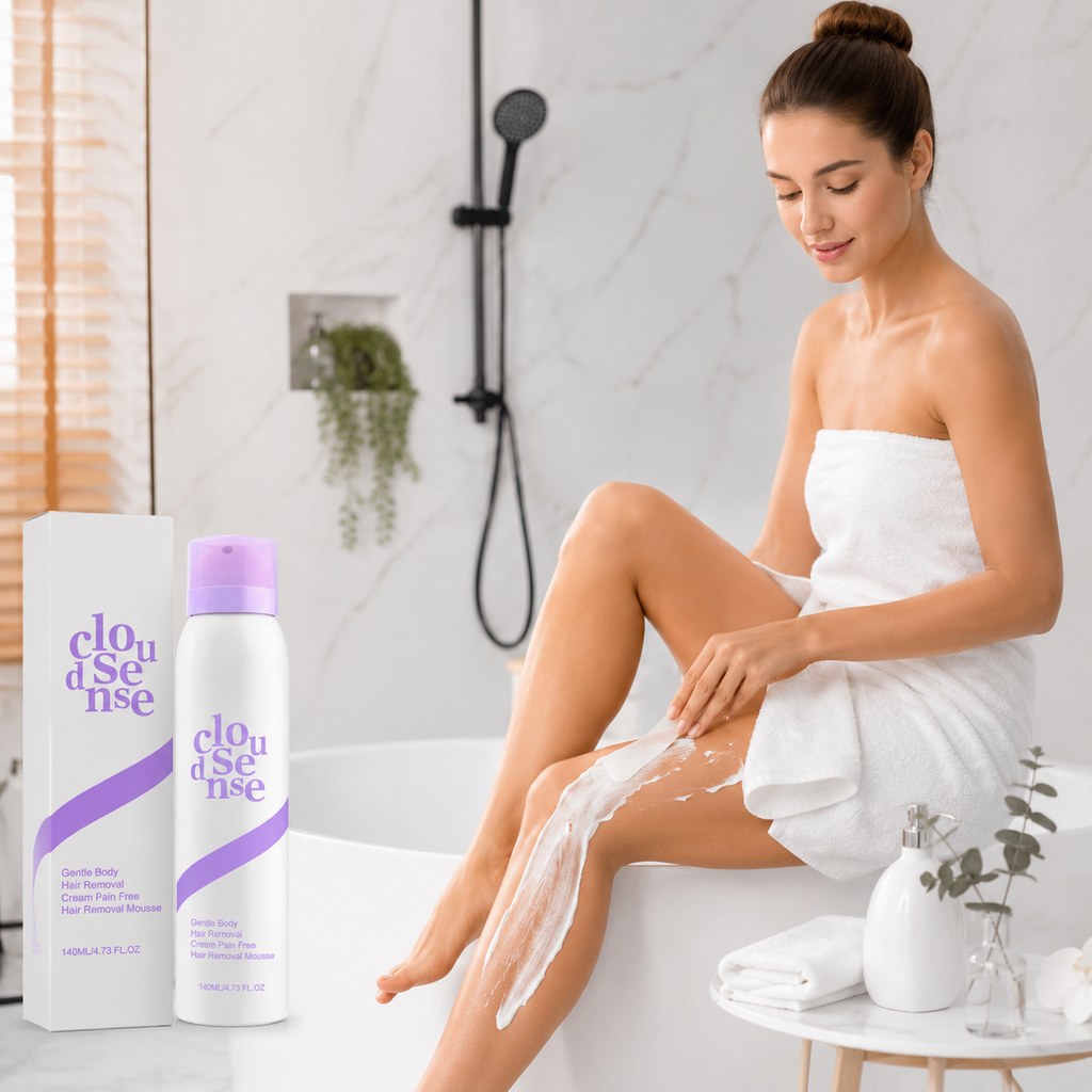 3 Minute Hair Removal Mousse Smooth Legs, Arms & Body Without Shaving