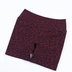 AUROLA Leopard Workout Shorts for Women,Gym Shorts Scrunch Butt Seamless Athletic Shorts Summervibes