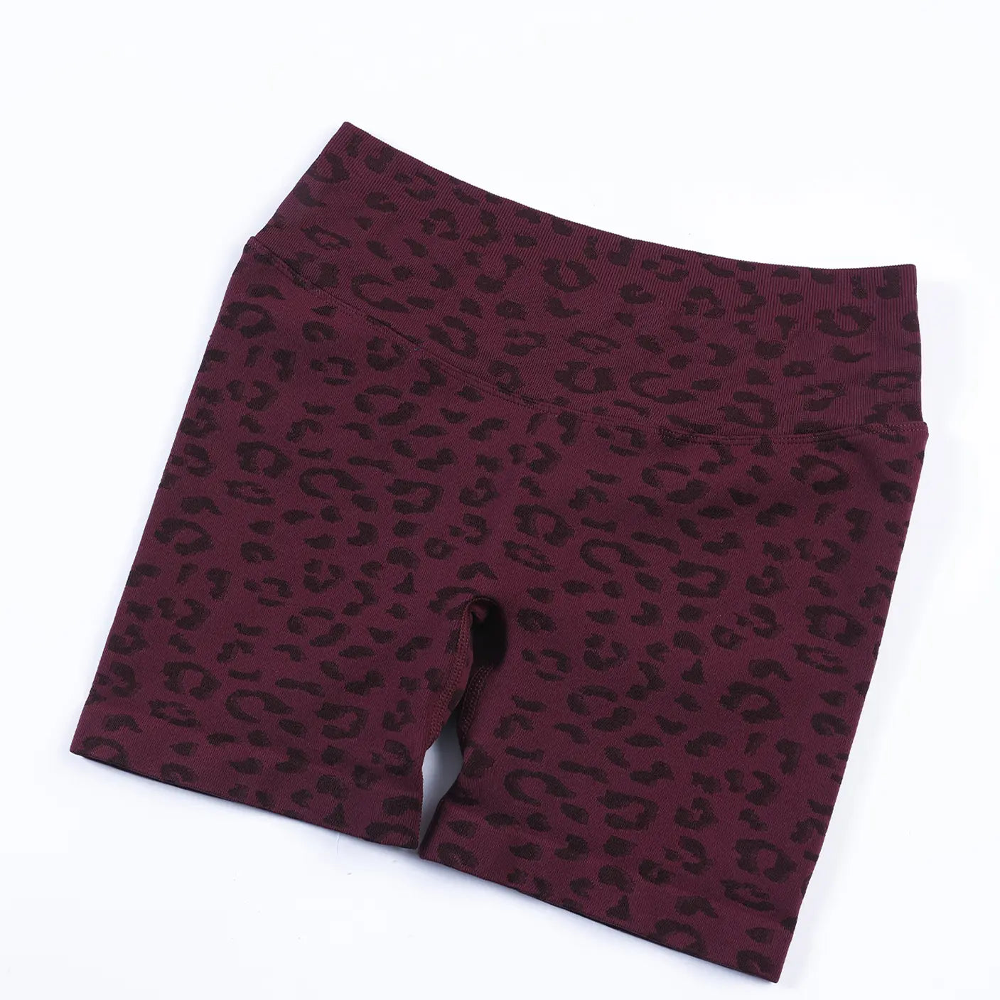 AUROLA Leopard Workout Shorts for Women,Gym Shorts Scrunch Butt Seamless Athletic Shorts Summervibes