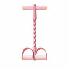 Upgraded 6-Tube Pedal Resistance Band: Multi-Functional Sit-Up Pull Ropehome Fitness Resistance Trainer Portable Exercise Equipment for Daily Workout