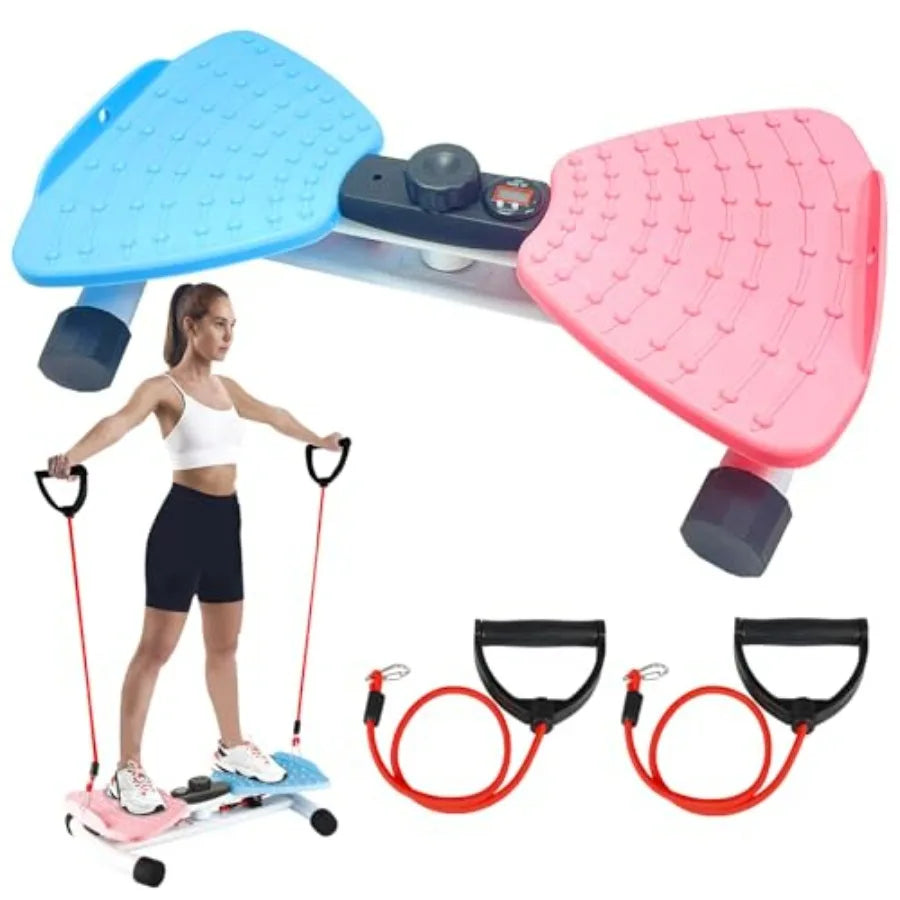 Waist Twisting Machine, Ab Twister Board for Exercise with 300Lbs, Waist Twister for Women & Men Belly Fat, Home Noiseless Abs W