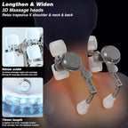 25W Neck and Shoulder Massager Wireless Shoulder and Back Kneading Massage Shawl Trapezius Neck Cervical Masajeador